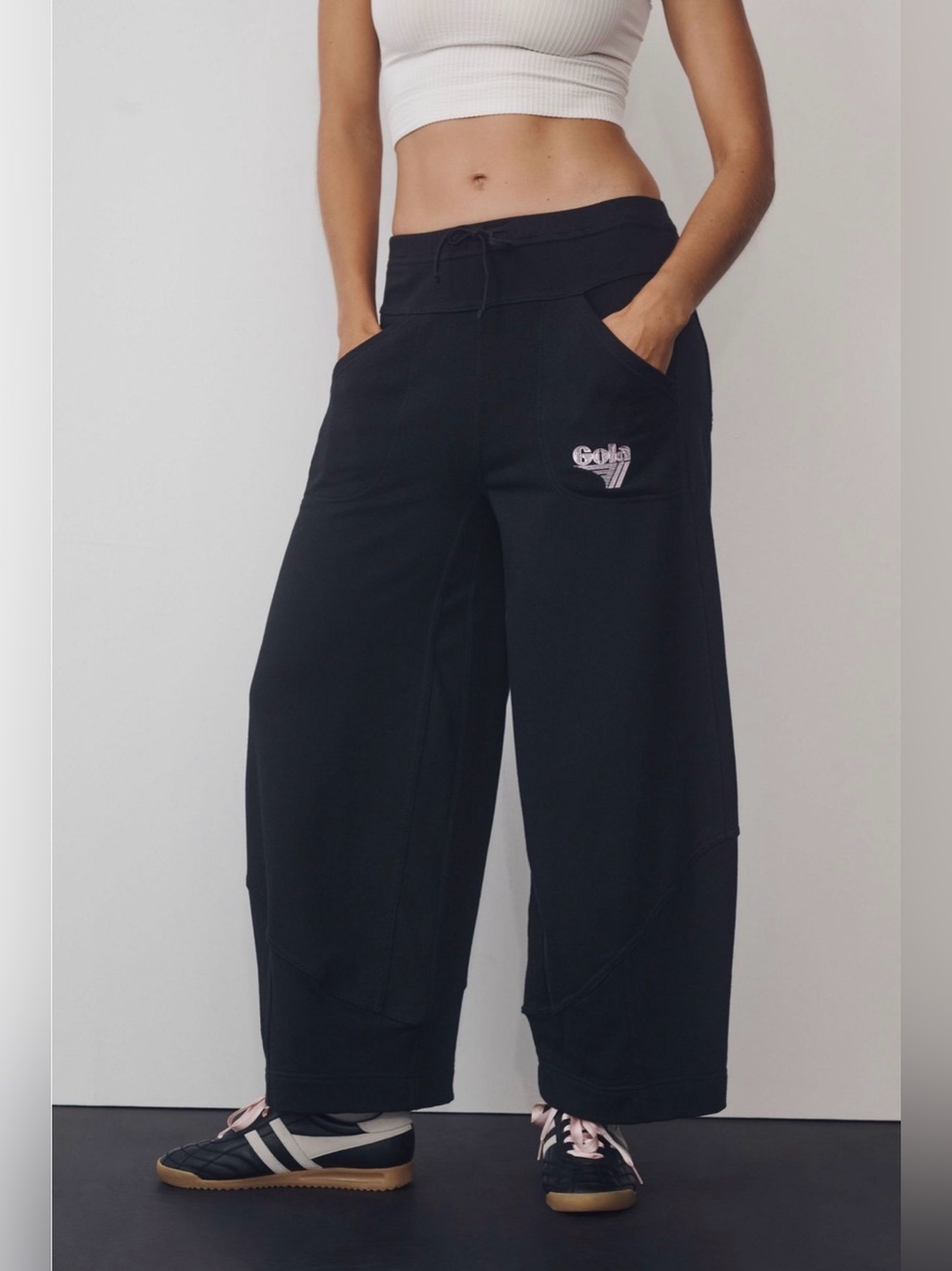 Gola × Anthropologie. French Lounge Pants. Black. Size XXS.